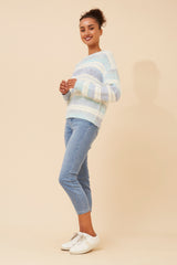 Caroline Morgan Stripe Knit Jumper