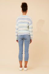 Caroline Morgan Stripe Knit Jumper