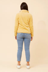 Caroline Morgan Zip Fluffy Jacket
