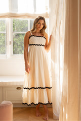 Caroline Morgan Ric Rac Maxi Dress
