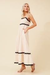 Caroline Morgan Ric Rac Maxi Dress
