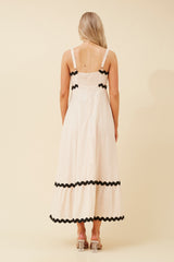 Caroline Morgan Ric Rac Maxi Dress