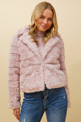 Caroline Morgan Faux Fur Jacket