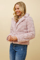 Caroline Morgan Faux Fur Jacket