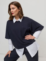 Marco Polo Spliced Pinstripe Top