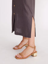 Yarra Trail Button Front Skirt
