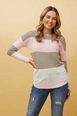 Caroline Morgan Colour Block Jumper