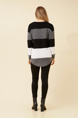 Caroline Morgan Colour Block Jumper