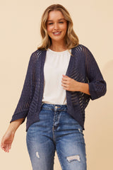 Bottega Crochet Lurex Cardigan