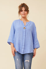 Bottega Linen Top
