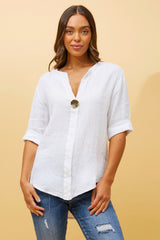 Bottega Linen Top