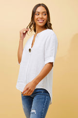 Bottega Linen Top