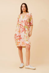 Bottega Floral Print Dress