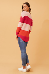 Caroline Morgan Colour Block Jumper