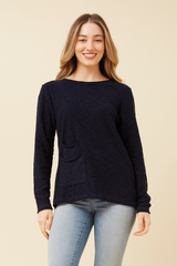 Caroline Morgan Pocket Knit Pullover