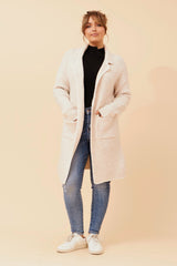 Caroline Morgan Blanket Stitch Coatigan