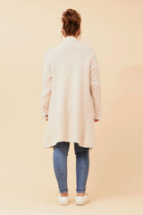 Caroline Morgan Blanket Stitch Coatigan