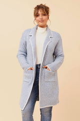 Caroline Morgan Blanket Stitch Coatigan