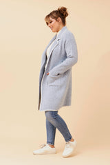 Caroline Morgan Blanket Stitch Coatigan