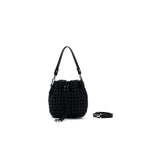 Mindy Woven Bucket Bag