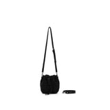 Mindy Woven Bucket Bag
