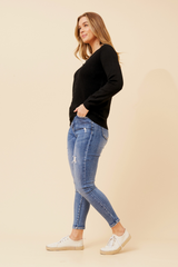 Caroline Morgan Pearl Embellished Knit Jumper