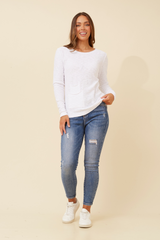 Caroline Morgan Pocket Knit Pullover