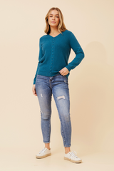 Caroline Morgan Pearl Embellished Knit Jumper