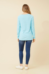 Caroline Morgan Pocket Knit Pullover