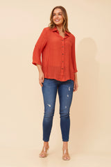 Caroline Morgan 3/4 Sleeve Shirt