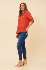 Caroline Morgan 3/4 Sleeve Shirt