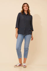 Caroline Morgan 3/4 Sleeve Shirt