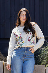 Jump Embroidered Cardigan