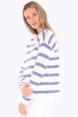 Jump Stripe Slub Pullover
