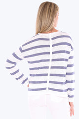 Jump Stripe Slub Pullover