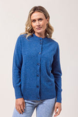 See Saw 100% Merino Wool Mock Neck Cardigan