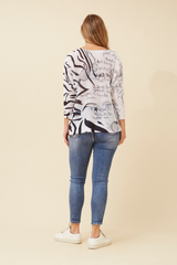 Caroline Morgan BatWing Knitted Top