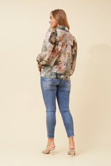 Caroline Morgan Floral Shirt