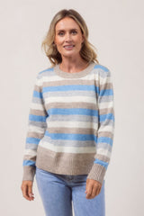 See Saw Australian Wool Blend Striped Sweater