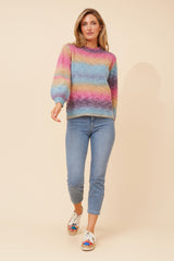 Caroline Morgan Space Dyed Knit Jumper