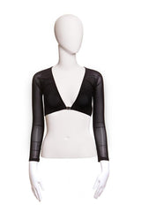 001 Sleevees L/S Sleeve Mesh Cover Up