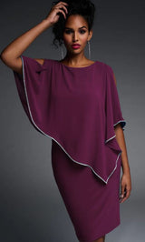 Joseph Ribkoff Sheer Overlay Dress