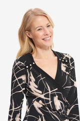 Joseph Ribkoff Wrap Dress