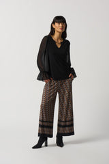 Joseph Ribkoff Ruffle Sleeve Top