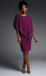 Joseph Ribkoff Sheer Overlay Dress