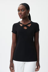 Joseph Ribkoff Round Neck Top