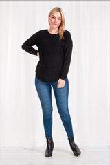 Caroline Morgan Curved Hem Pullover