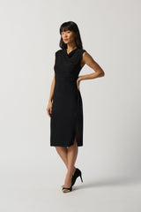 Joseph Ribkoff Asymmetrical Cap Sleeve Dress