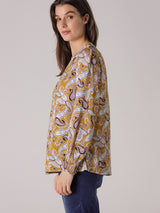 Yarra Trail Ochre Paisley Shirt