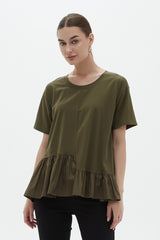 Tirelli Flange Hem Top